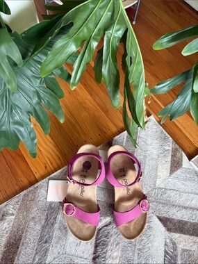 🆕 Papillio by Birkenstock Soley Wedge Sandals with Buckle Straps